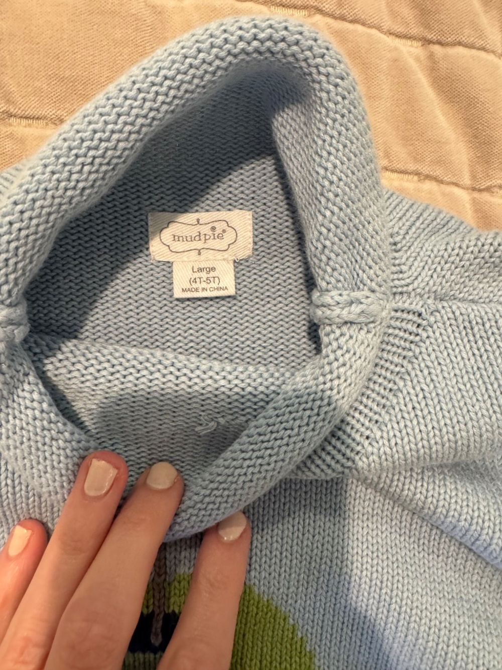 Mudpie roll neck golf sweater - Picture 3 of 3